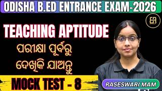 Teaching Aptitude Class 8 | Important Concepts &amp; MCQs | By Raseswari Mam
