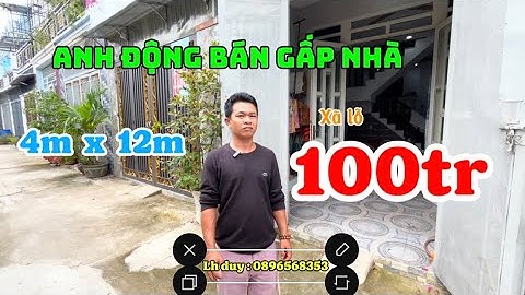 Anh Động cần bán nhà gấp để về quê nhà cách cầu lớn hóc môn tầm 5 phút di chuyển cách TL 9/200m 