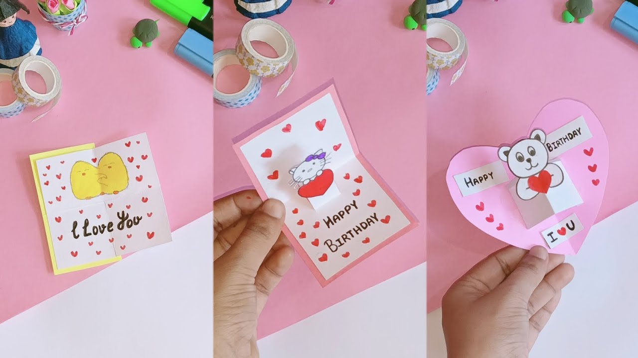 BFF Cute Gift Ideas 💡 ll Diy Paper Cards Ideas ll @Craftsyrani - YouTube