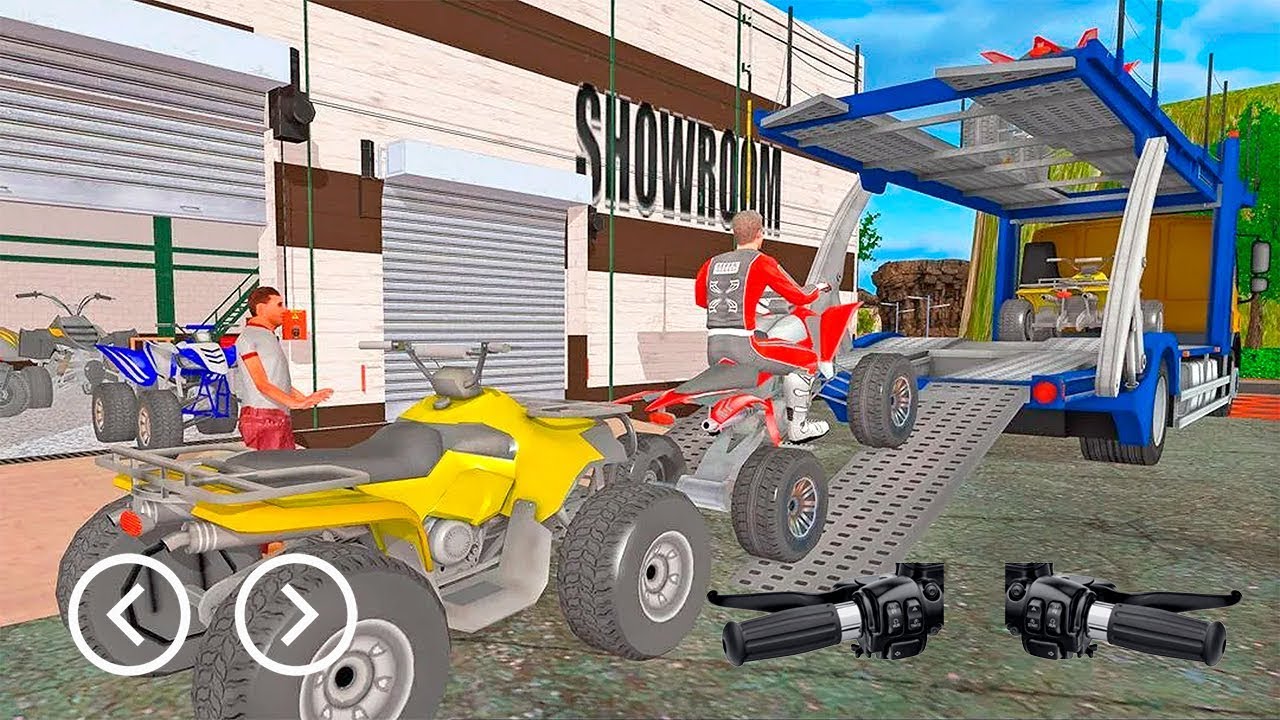 Atv Quad Moto 3D Transport: Truck Drive Simulator Android Gameplay