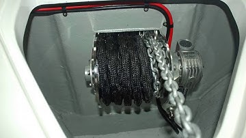 Anchor winch install