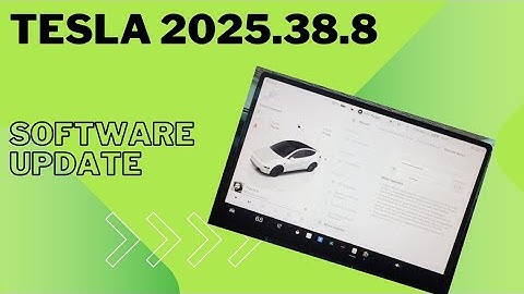 Tesla Software Update Version 2025.38.8 - Tron Mode !!