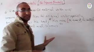 Lesson 21_The Brackets or The Square Brackets .For first year students (L1)