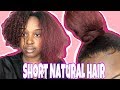 High Bun On Natural Hair | Blow dried | LiyahAllure