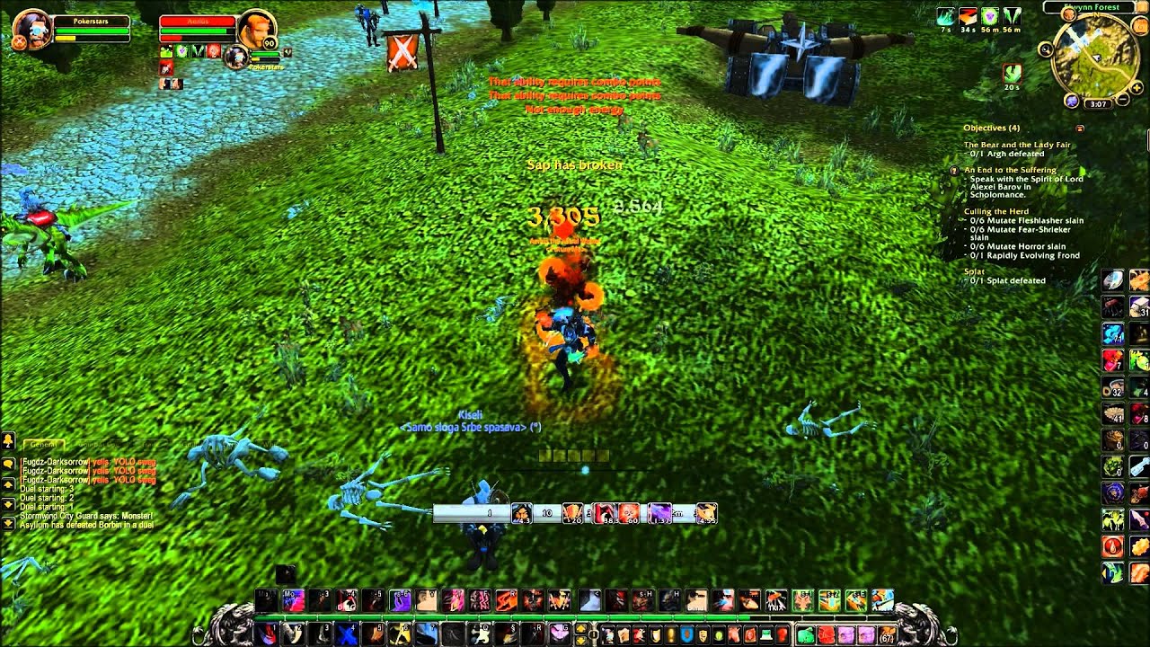 Level 90 Rogue Pokerstars Duel challenges