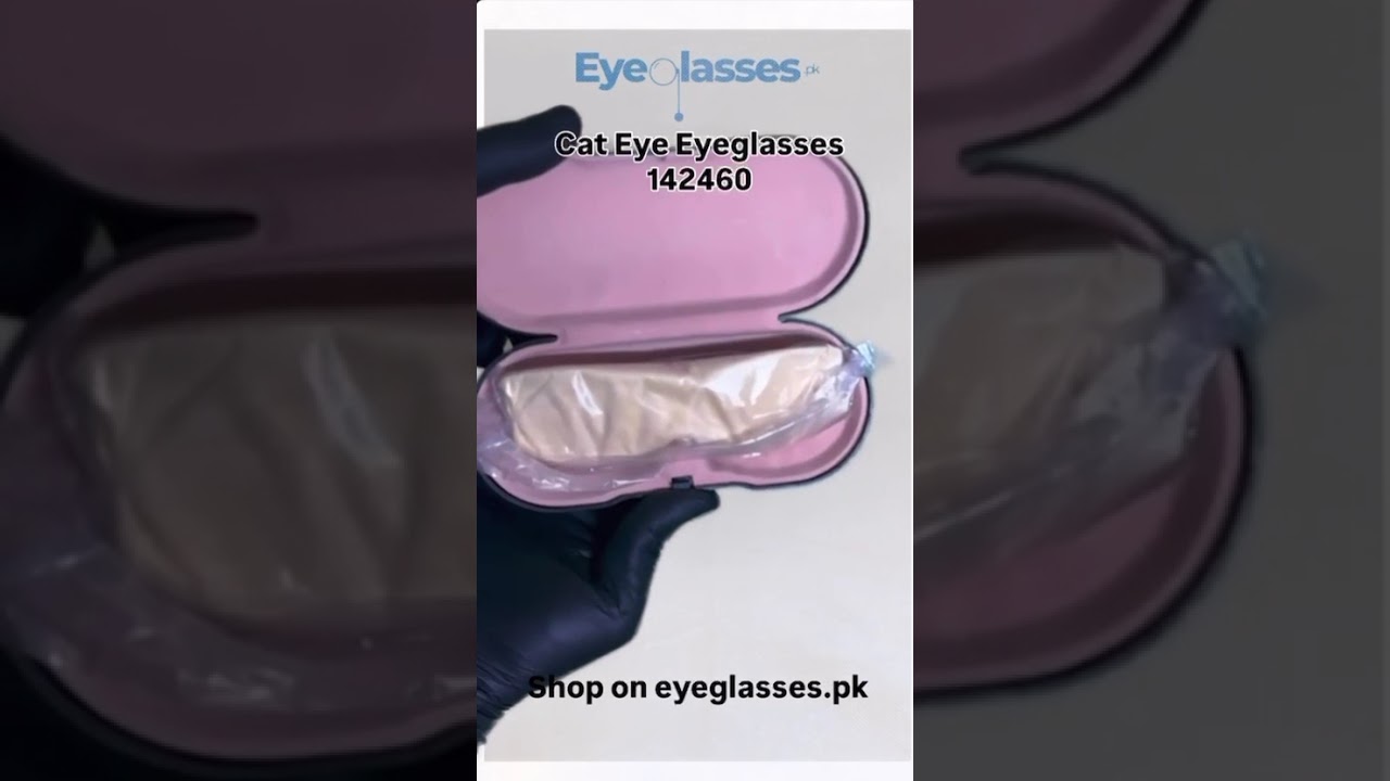 Cat-Eye Eyeglasses 142460 | Maroon-Black Metal Frame for Women | Eyeglasses.pk