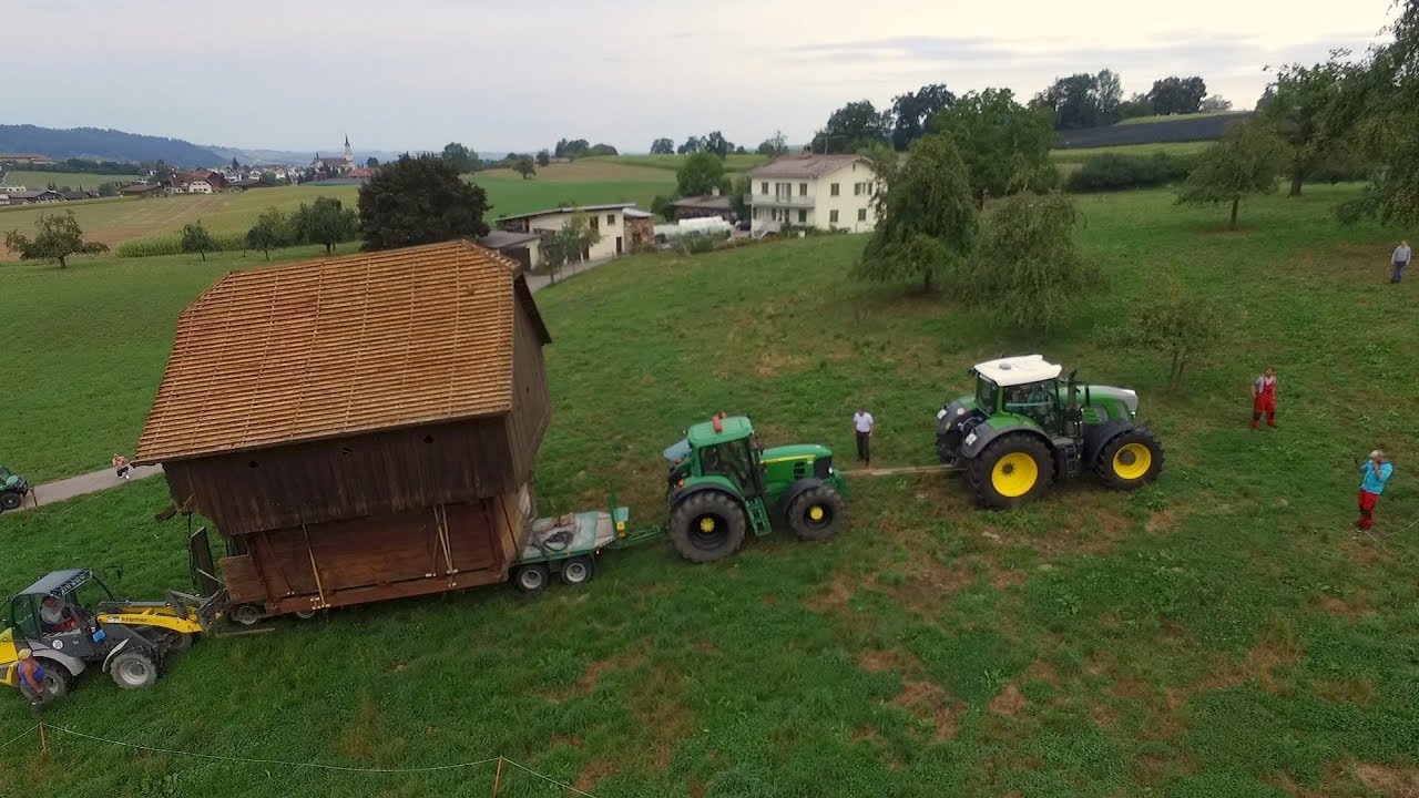 Spezial Transport mit Traktoren