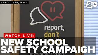 WATCH: Clark County leaders launch school safety campaign to address online threats