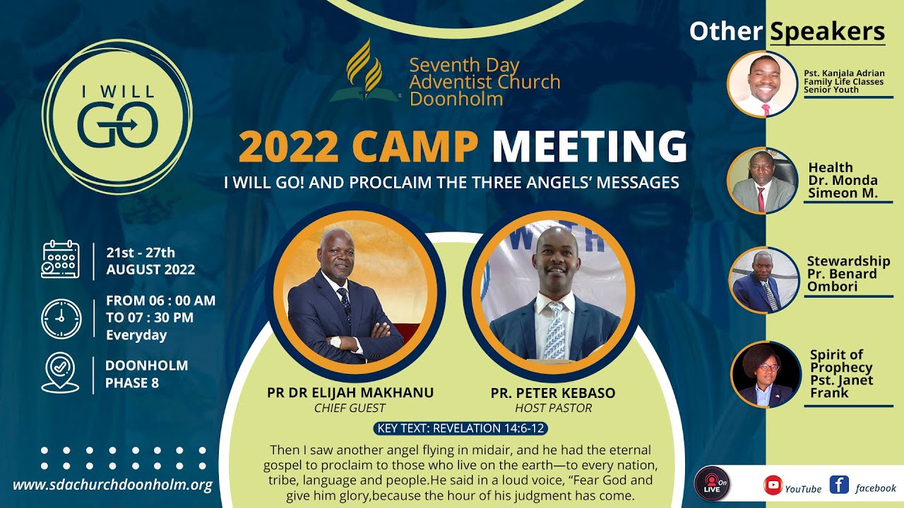 Doonholm SDA Camp Meeting 2022 Day 6 YouTube