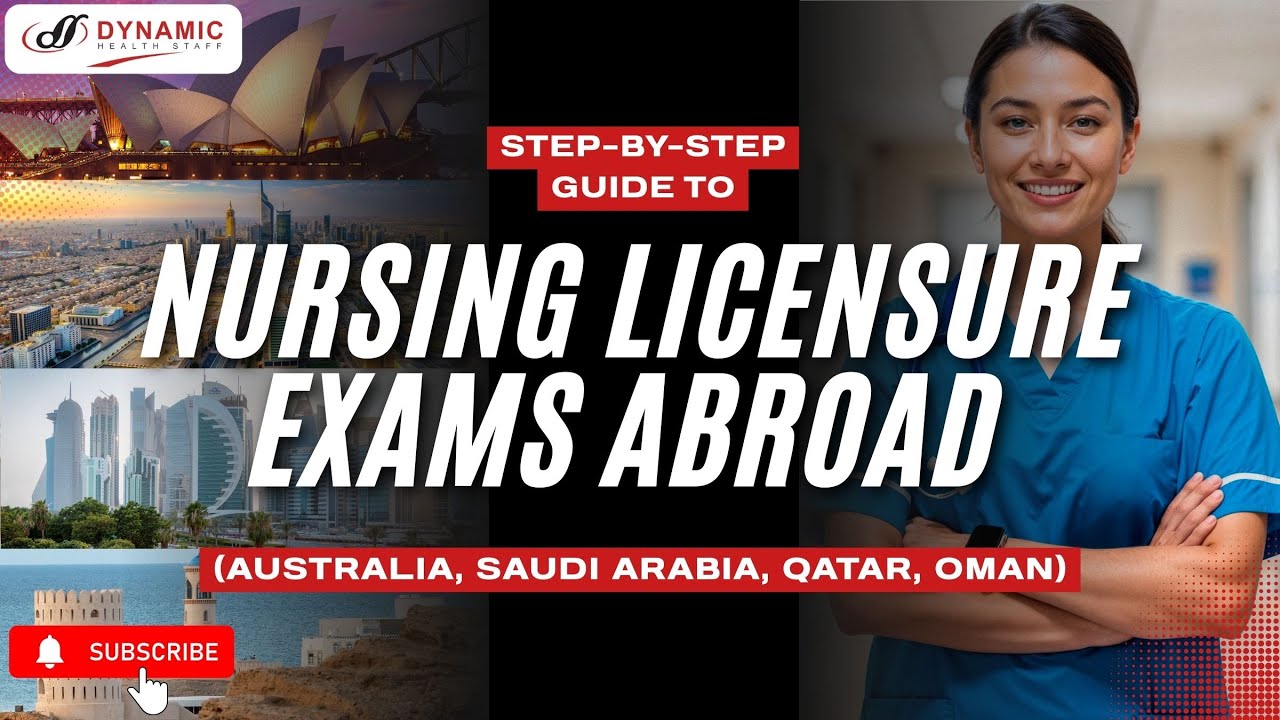 Step-by-Step Guide to Nursing Licensure Exams Abroad (Australia, Saudi Arabia, Qatar, Oman)