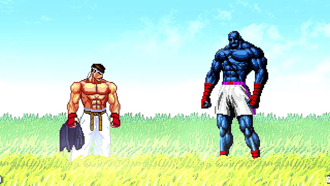 EVIL SAGAT VS SHIN RYU!