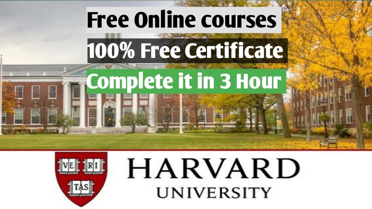 harvard university online education courses