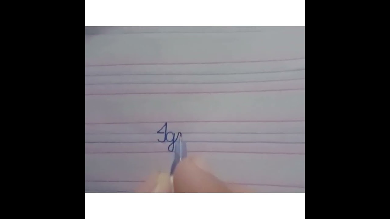 How To Write Ignore In Cursive Writing Please Subscribe YouTube