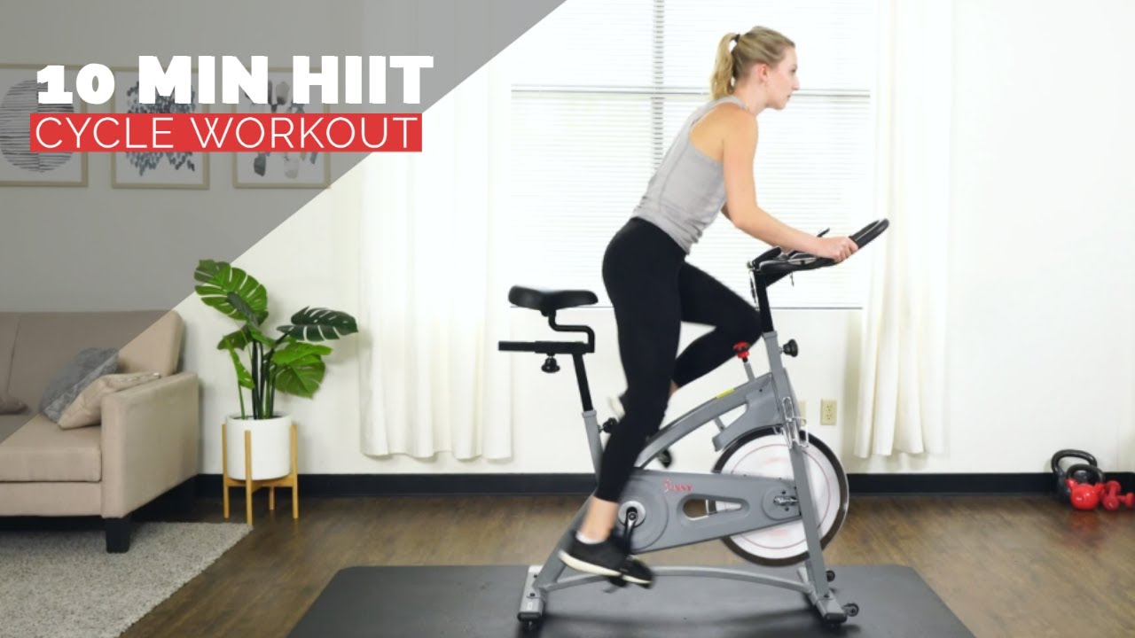 10 Min Hiit Cycle Bike Workout Youtube