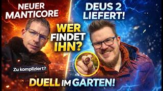 Manticore oder Deus 2 Metalldetektor? Der direkte Vergleich bei einer echten Ringsuche!