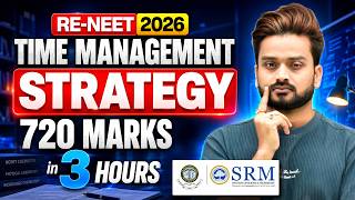 RE-NEET 2026 Time Management Strategy | Exact 3-Hour Exam Hall Plan | How Toppers Attempt NEET