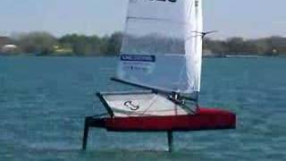 Foiling Tacks on a Bladerider Moth