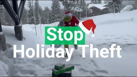 Holiday Package Theft Prevention | Cloudastructure Stops the Grinch