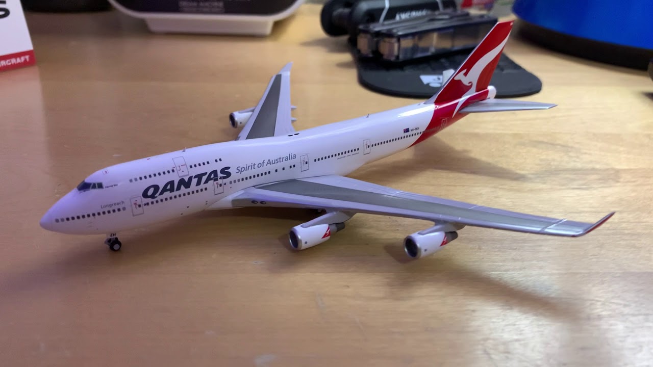 Gemini Jets 1:400 Qantas Boeing 747-400ER Unboxing (“Good Bye