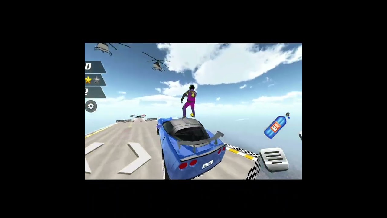 Crazy Mega Ramp Car Stunts Impossible Super Car Driver Android GamePlay💥 #3