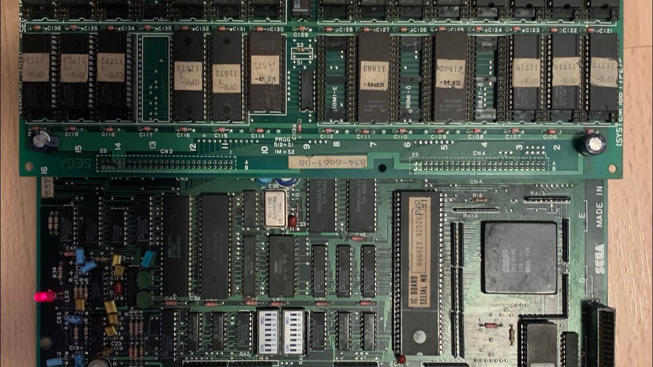 Altered Beast - Sega System 16B - attract mode - real hardware