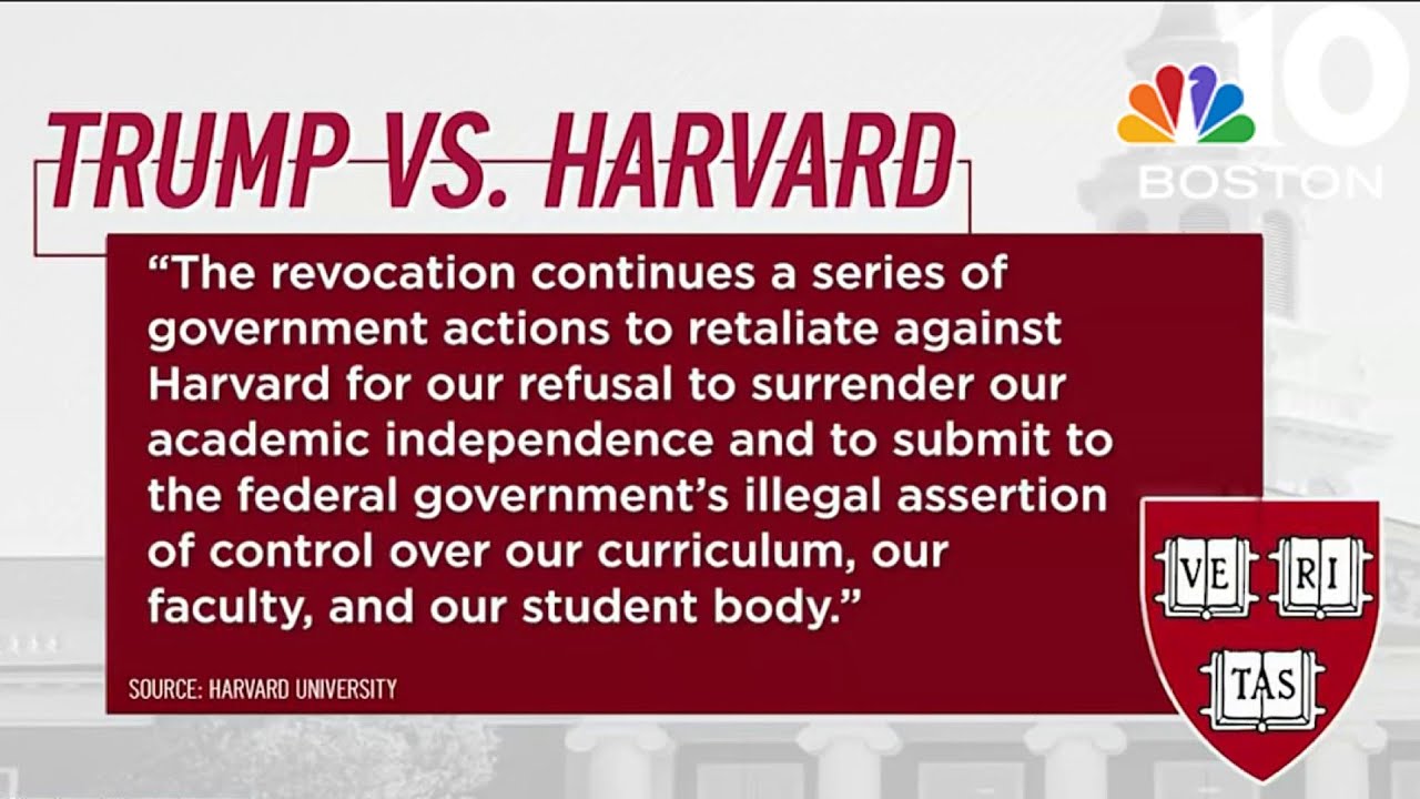 Harvard sues Trump administration over foreign enrollment ban