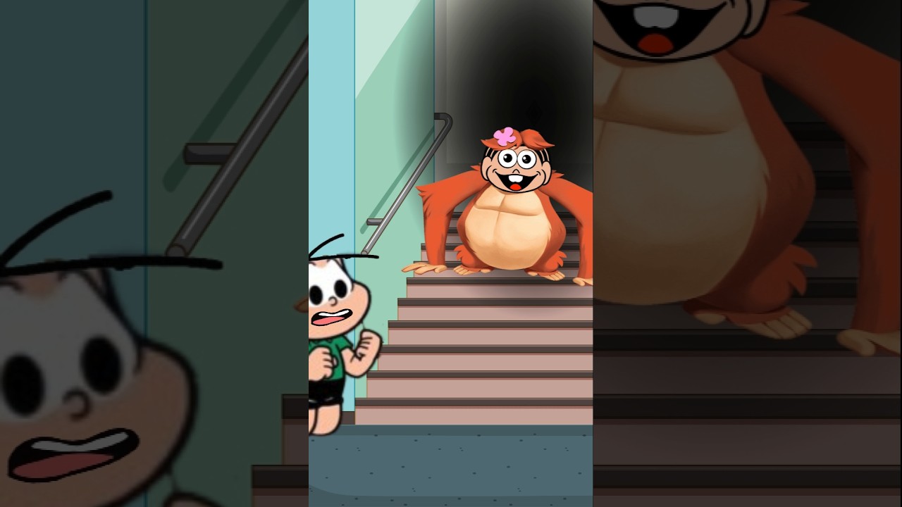 Mônica em Uh, oh Stinky Monkey, Cebolinha Morrendo de Medo 