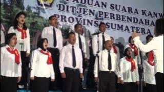 1  Lagu Mars Perbendaharaan Ditampilkan Paduan Suara Kanwil Ditjen PBN Prop Sumut