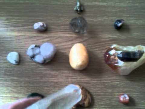 My first crystal healing grid