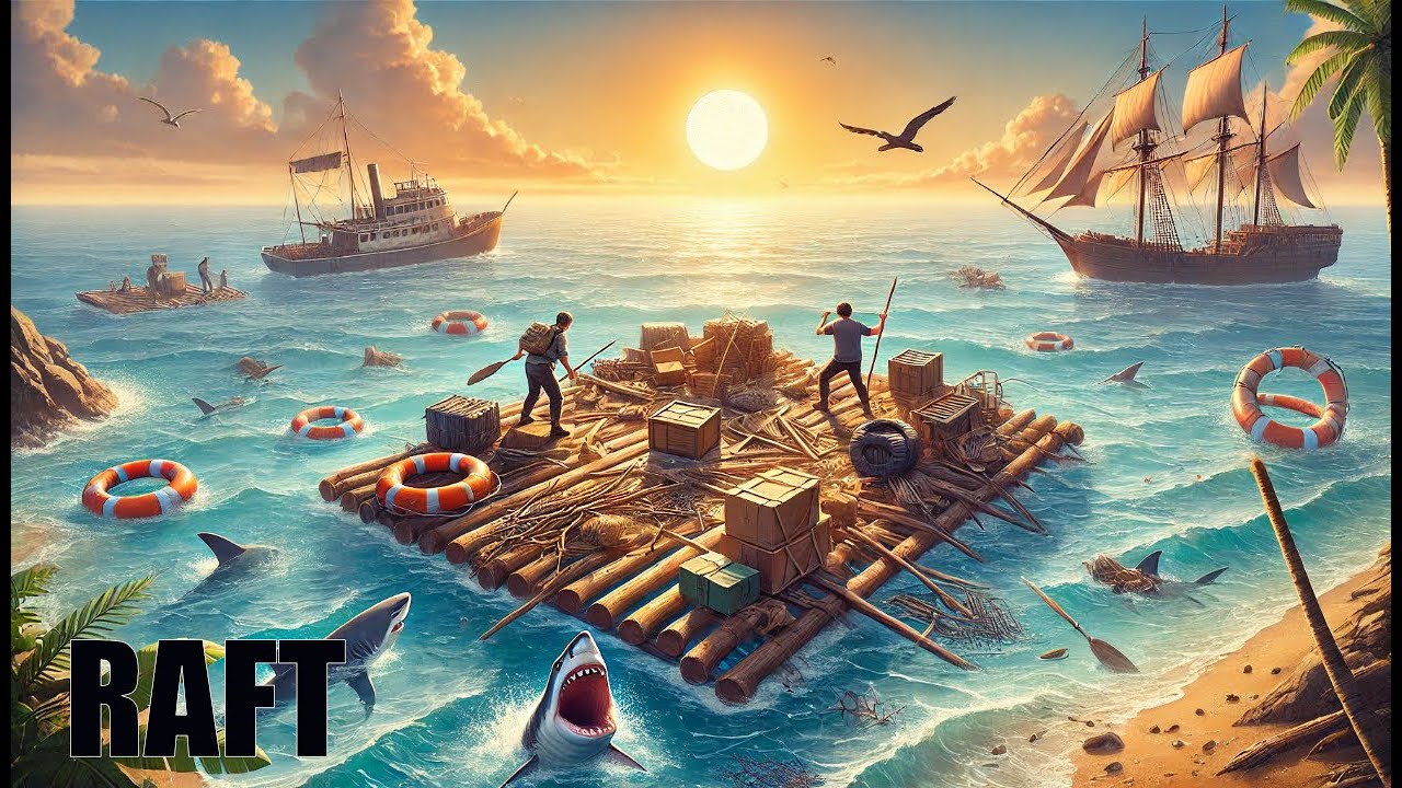 Max Raft THE ULTIMATE Raft Survival Experience! 🌊🏠