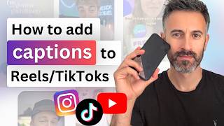 How to Add Captions IN SECONDS 🔥 to Videos on Instagram, TikTok and YouTube