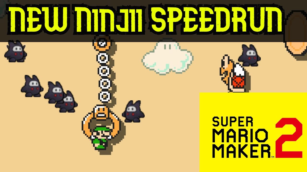*NEW* Ninji Speedun | SWINGING CLAW FLYWAY | Mario Maker 2 - YouTube
