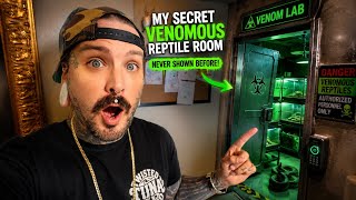 My SECRET VENOMOUS REPTILE ROOM No One HAS EVER SEEN BEFORE 👀