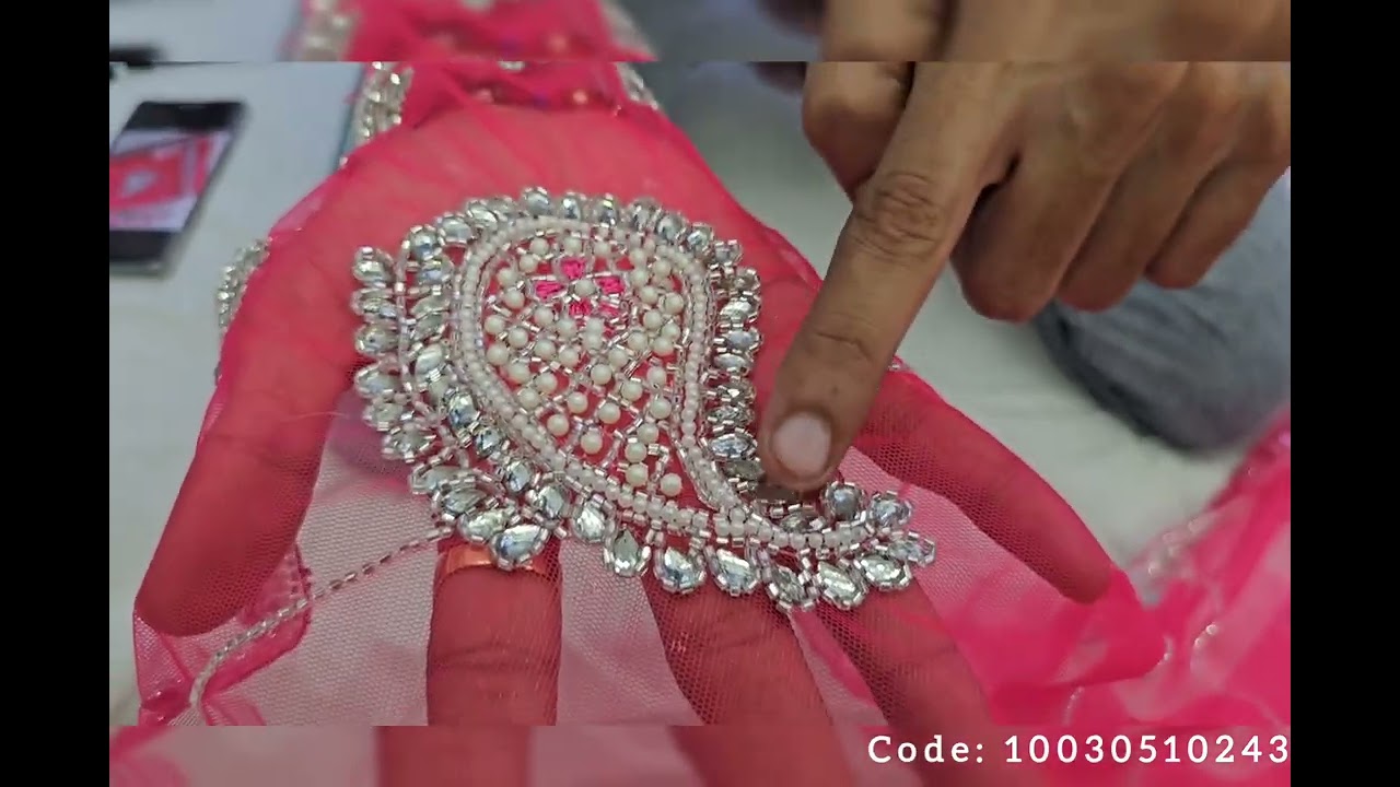 Pure Khatli Handwork New 🎉 Launching Superb Quality Butterfly Net Sarees By Arun Creation