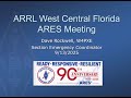 ARRL WCF SECTION ARES Meeting - Fall 2025