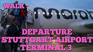 Departure Walk at Stuttgart Airport Terminal 3