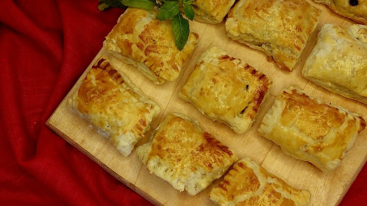 Chocolate filled puff pastry bites recipie pakistani recipies easy