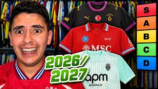 ¡Ranking de las NUEVAS terceras equipaciones de fútbol 26/27!