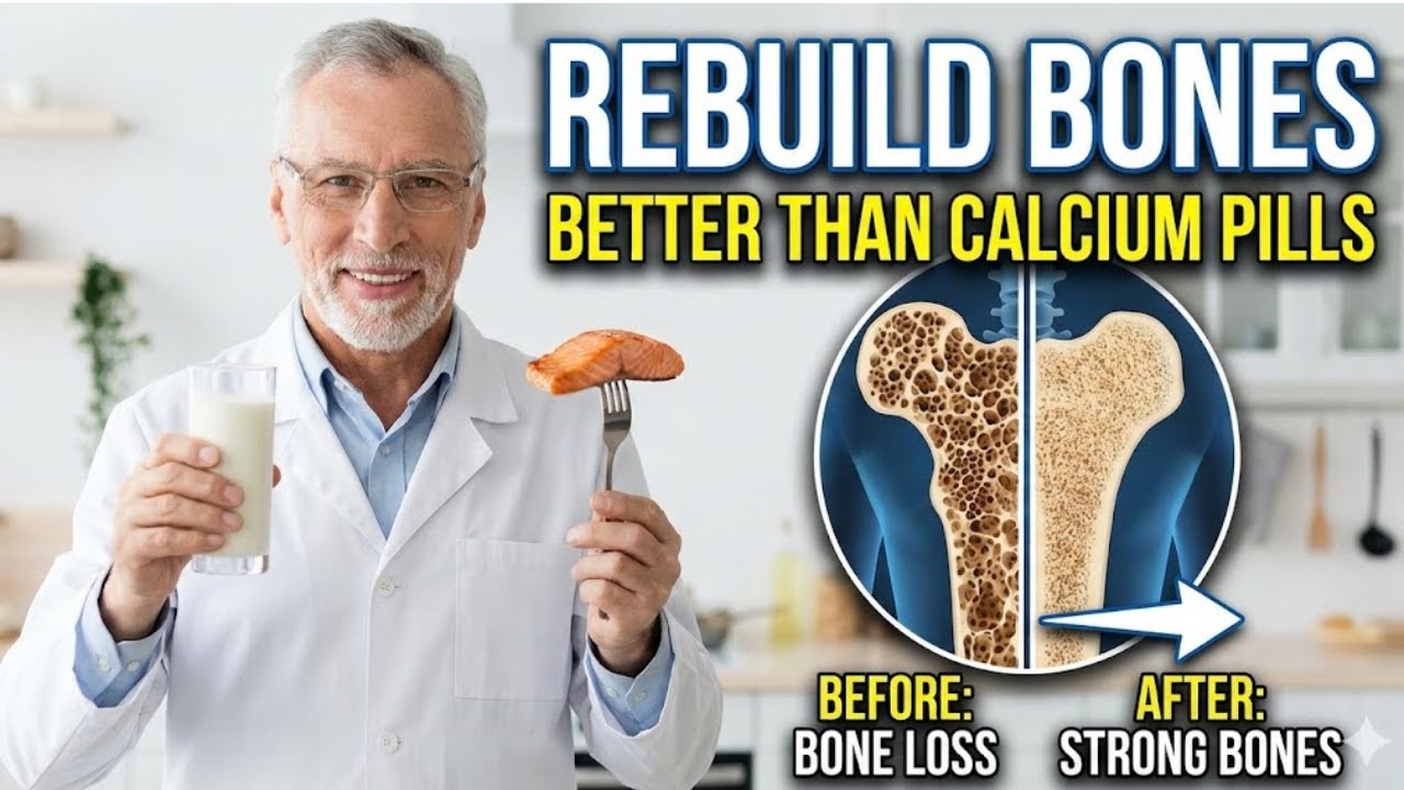 Rebuild Bones After 60: 10 Foods Better Than Calcium Pills