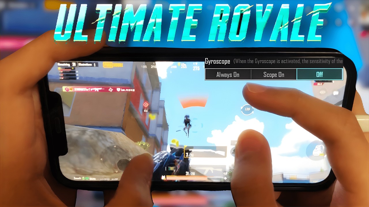 No Gyro iPhone Player 1vs4 Clutches in Ultimate Royale#32 (Handcam) | PUBG Mobile