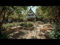 ☕ Cozy Outdoor Café Ambience – 2 Hours Jazz & Blues Music for Relax, Study & Work