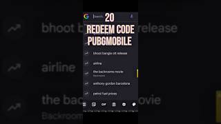 20 redeem codes pubgmobile