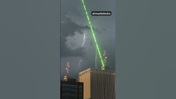 Lightning Strikes - Laser Guided Rods
