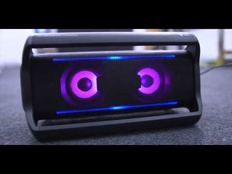 LG XBoom GO PK7 IPX5 Water Resistant Portable Bluetooth Speaker REVIEW and UNBOXING