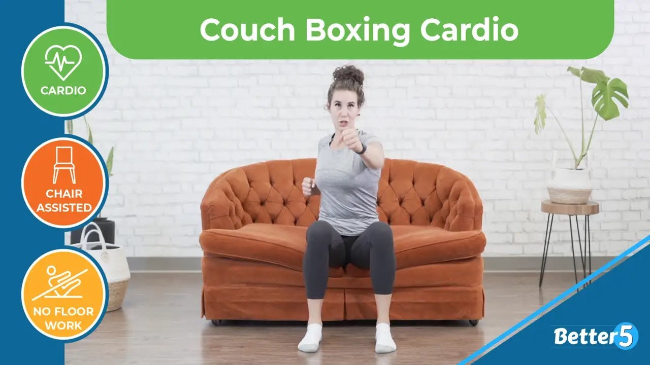 Couch Boxing Cardio Day 1 YouTube