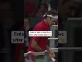 SIR ROGER FEDERER 🖐️ #shorts #daviscup #switzerland #tennis #rogerfederer