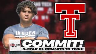 5-Star OL Austin Attalah Commits To Texas Tech! | Red Raiders Get A MONSTER To Start The 2028 Class!