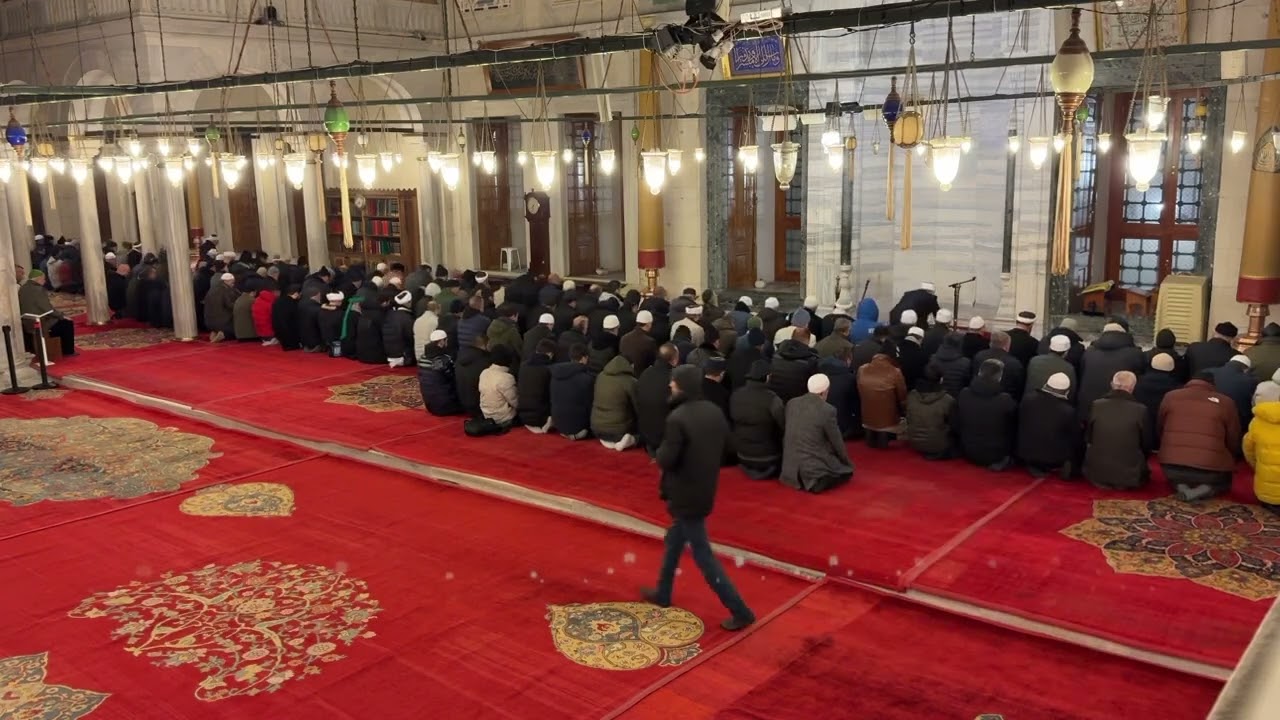 FATİH CAMİİ SABAH NAMAZI KAMET KURRA HAFIZ YUSUF YILMAZ İMAM HATİBİ KURRA HAFIZ RECEP YASAN