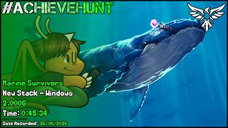#AchieveHunt - Marine Survivors (Windows) - 2,000G in 45m 34s! - New Stack