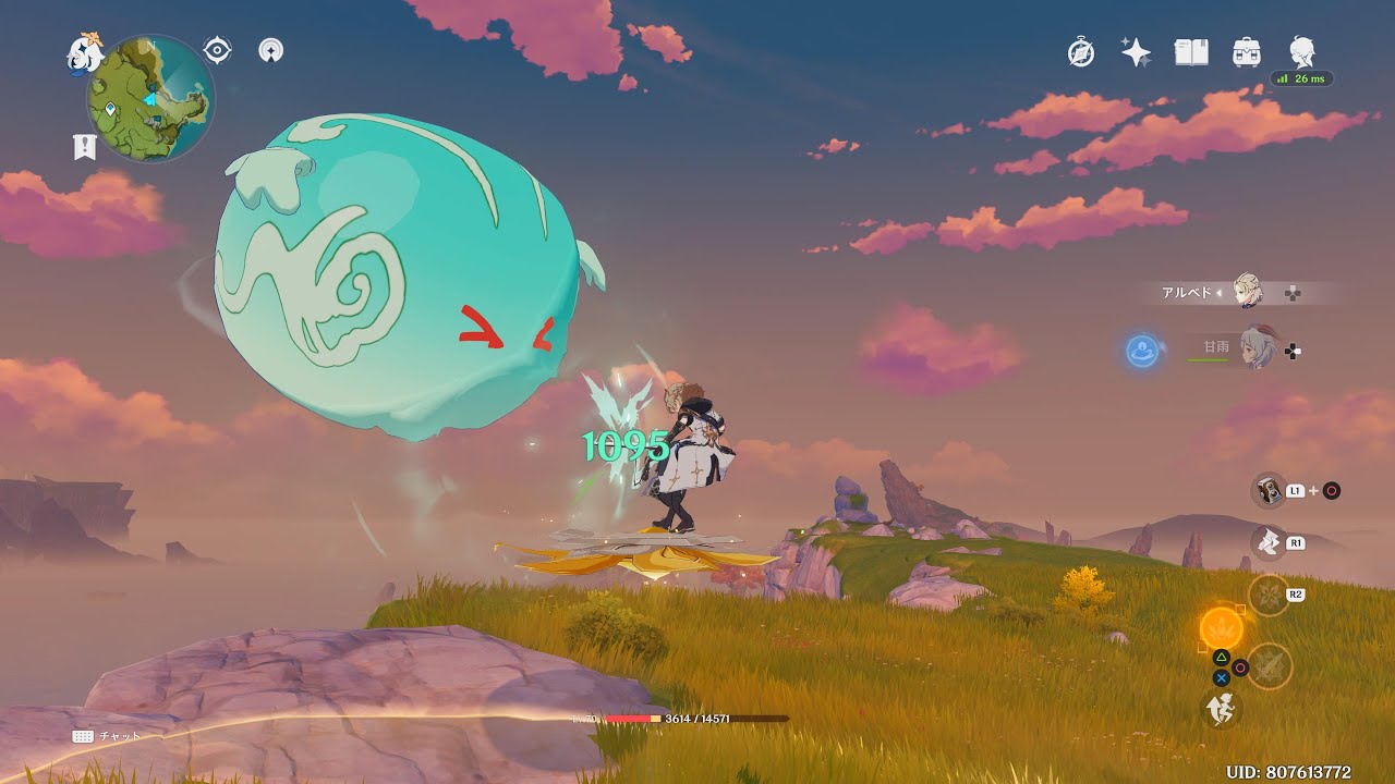 原神 風スライムジャンプ Youtube